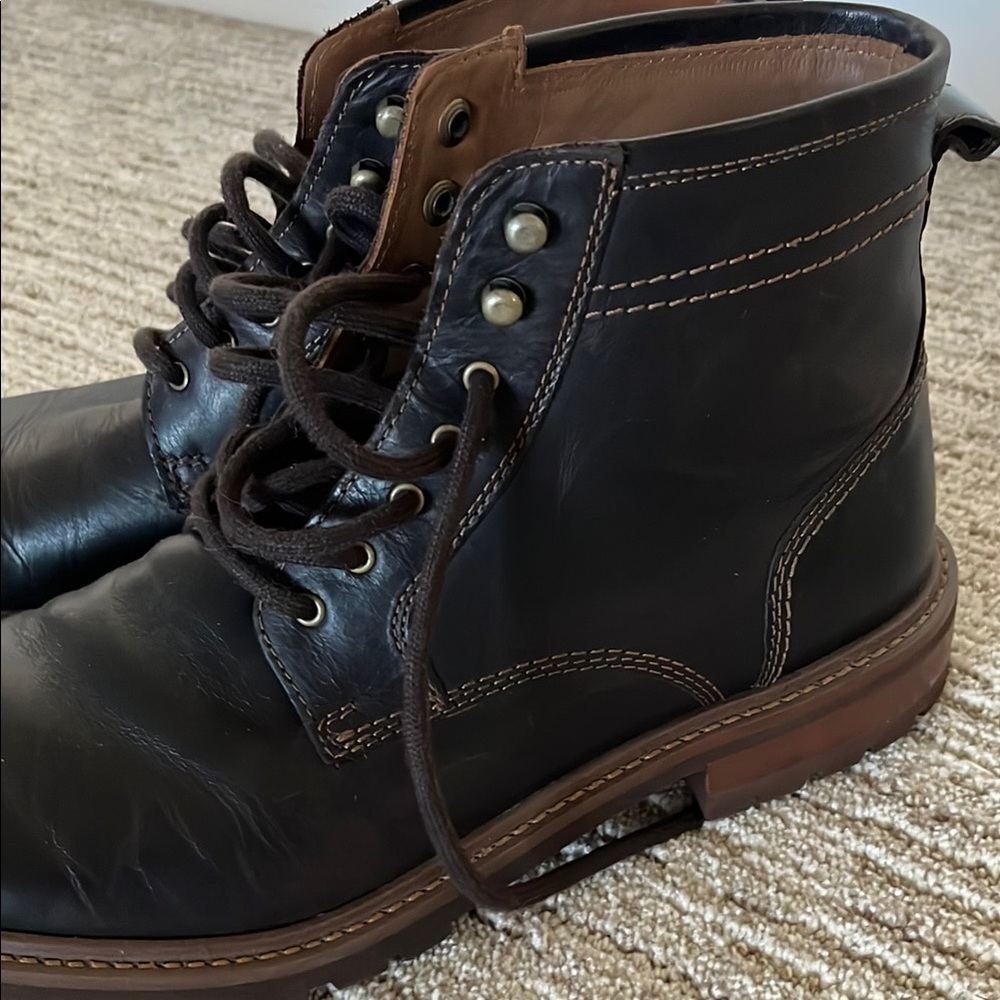 Men's Black Leather Boots